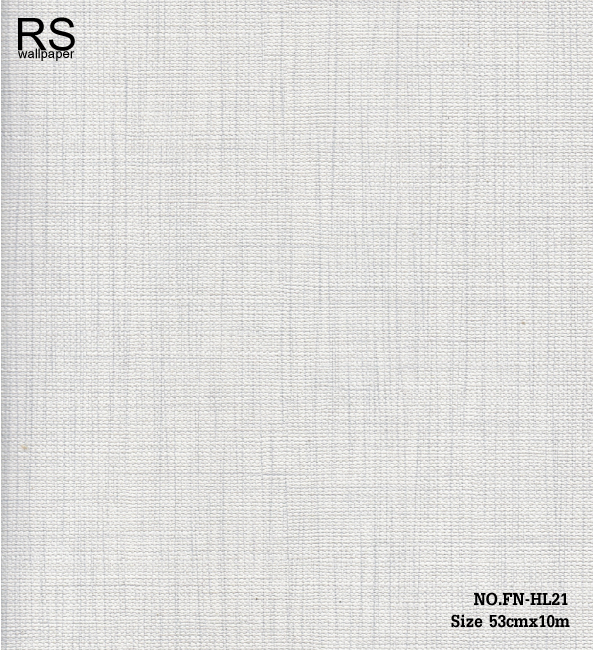 วอลเปเปอร์ เทกเจอร์ลายผ้า สีขาวหม่นแทรกเส้นเทาFN-HL21