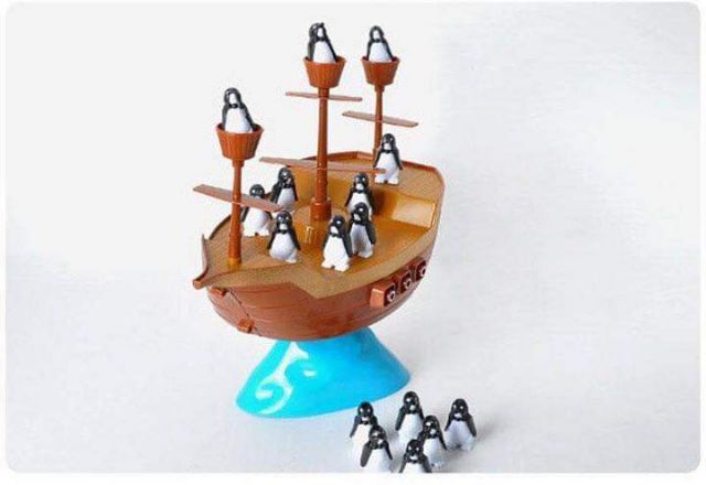 เกมแพนกวินเมาเรือ เกมแพนกวินตกเรือ‼️ค่าส่งถูก♥️ พร้อมส่งคะ