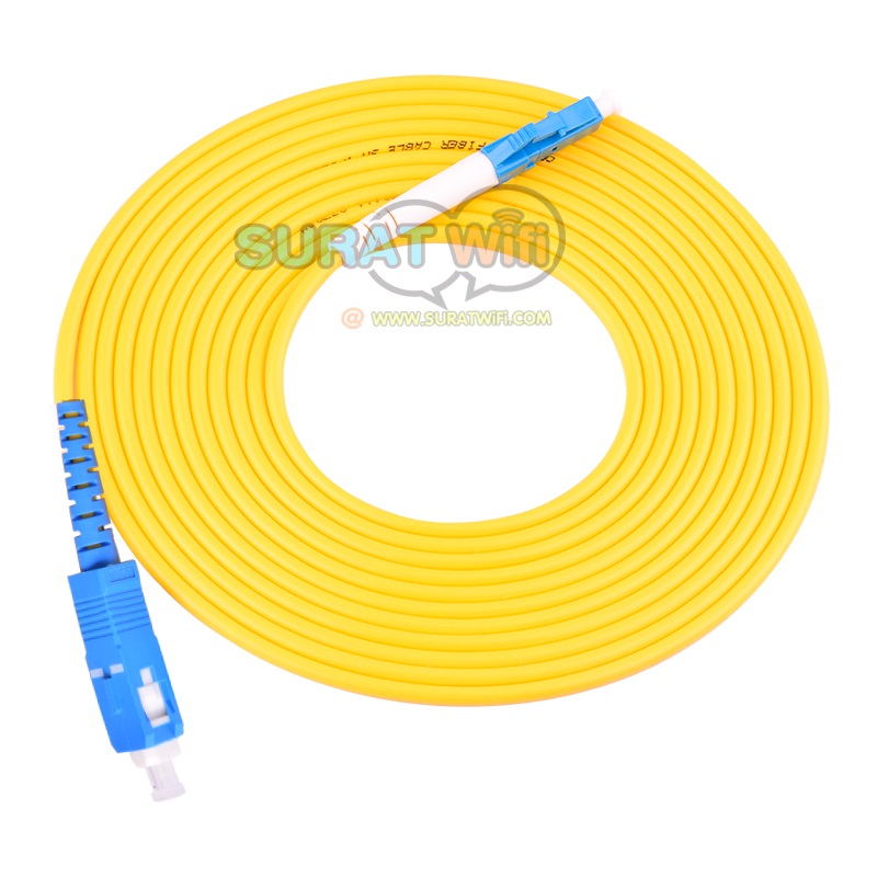 LC-SC Fiber Optical Patch Cord ยาว3เมตร