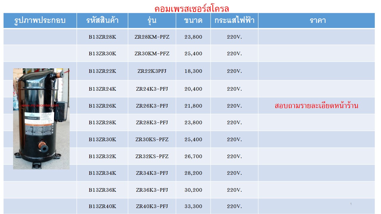 คอมสกอล์ ( สอบถามราคาหน้าร้าน )