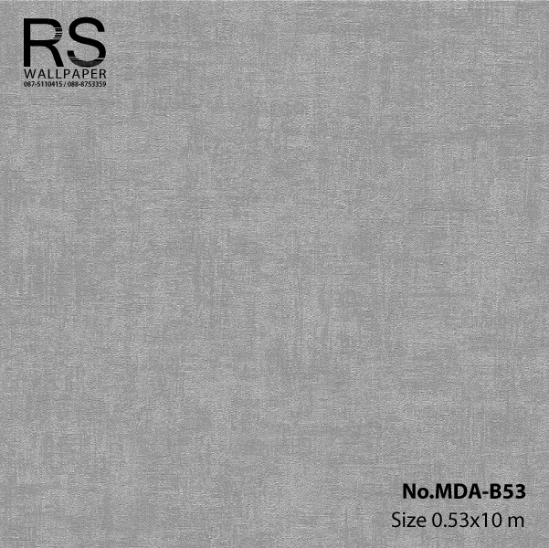 วอลเปเปอร์ลายสนิมเหล็กสีเทาเข้มแกมเงิน MDA-B53