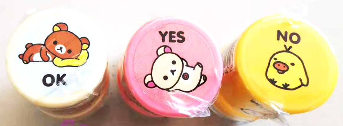 แท่งปั้มรีลัคคุมะ มีหมึกในตัว 3x5.7 ซม.(ลิขสิทธิ์แท้)