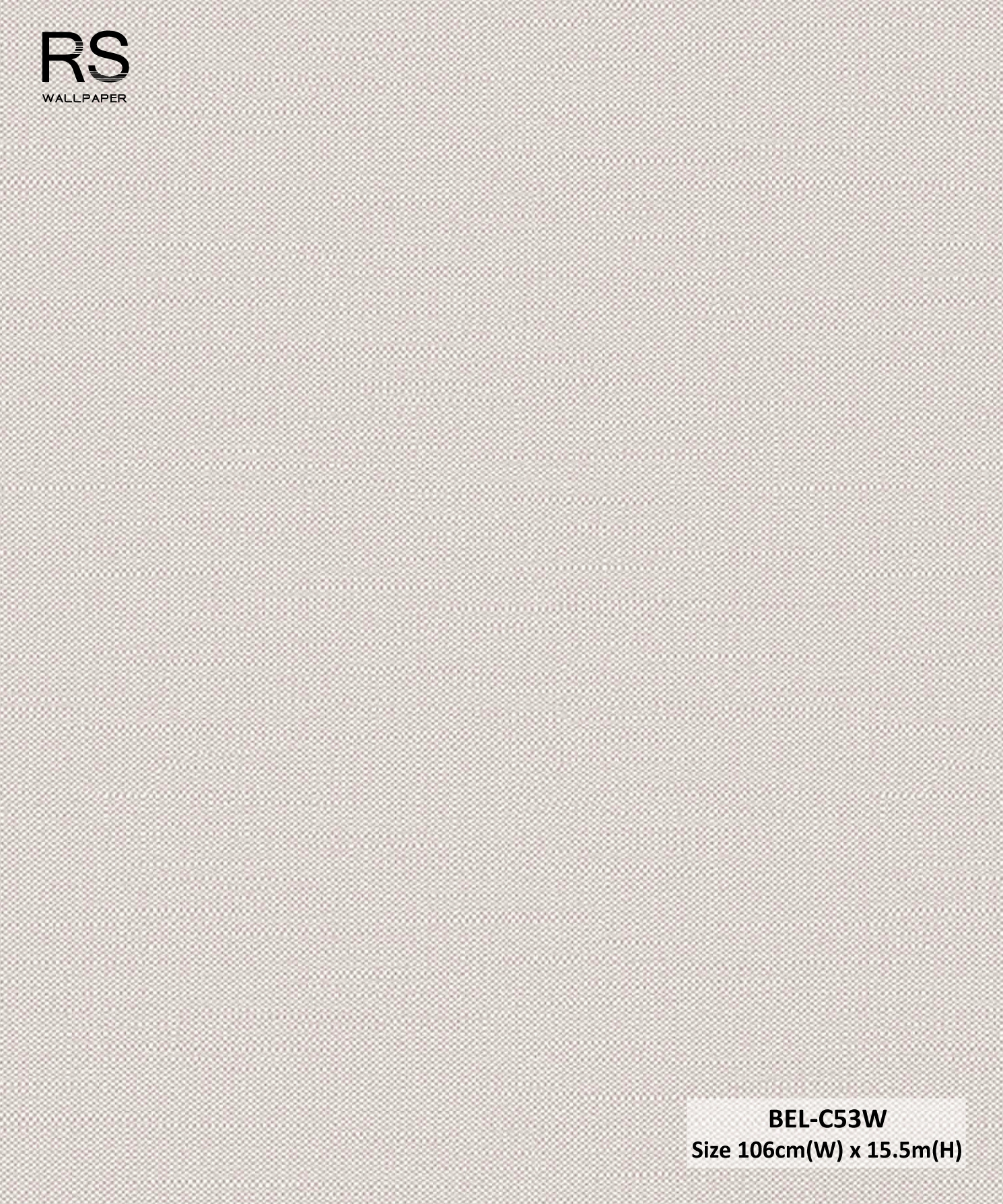 วอลเปเปอร์ลายผ้า สีเทาอมน้ำตาล BEL-C53W
