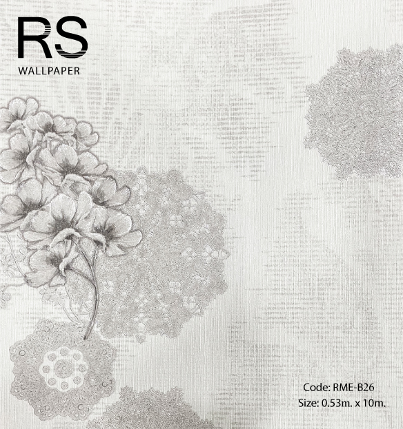 วอลเปเปอร์ลายดอกไม้คลาสสิควินเทจ RME-B29
