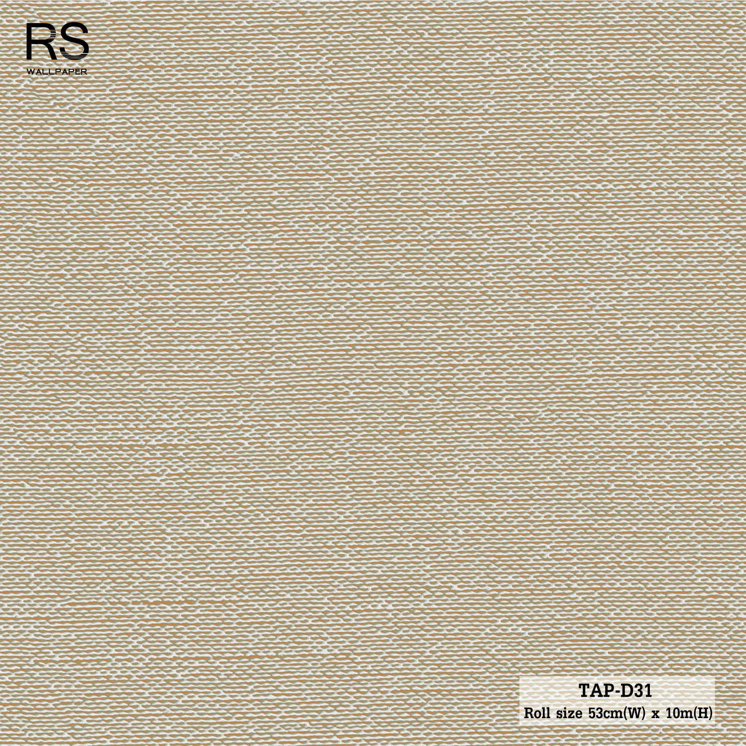 วอลเปเปอร์ลายผ้า สีเขียวน้ำตาล TAP-D31