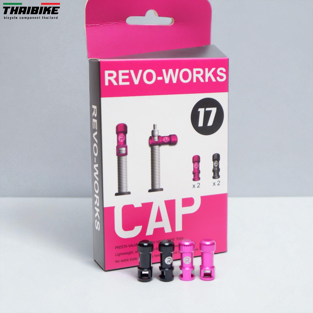 🛞 REVO‑WORKS CAP – จุกลมจักรยาน 2in1 ทั้งสวย ทั้งใช้ขันวาวล์ได้
