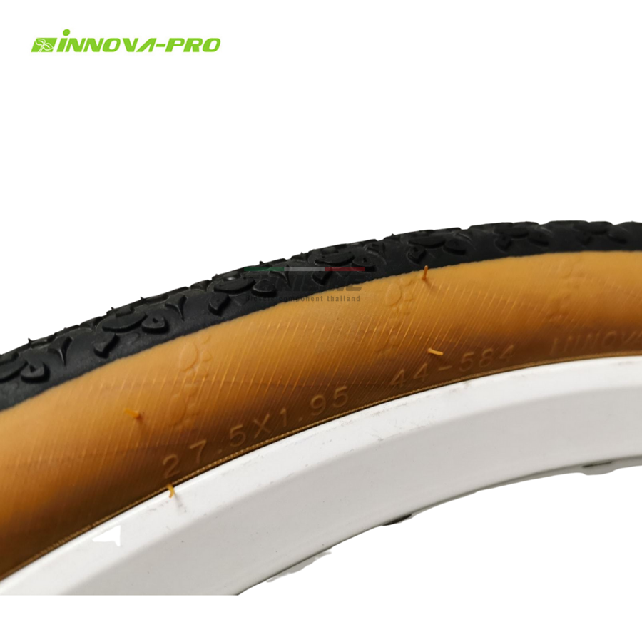 ยางนอกจักรยานเสือภูเขาขอบแก้ว ขอบลวด INNOVA ขนาด 27.5X1.95 รุ่นเบาพิเศษ