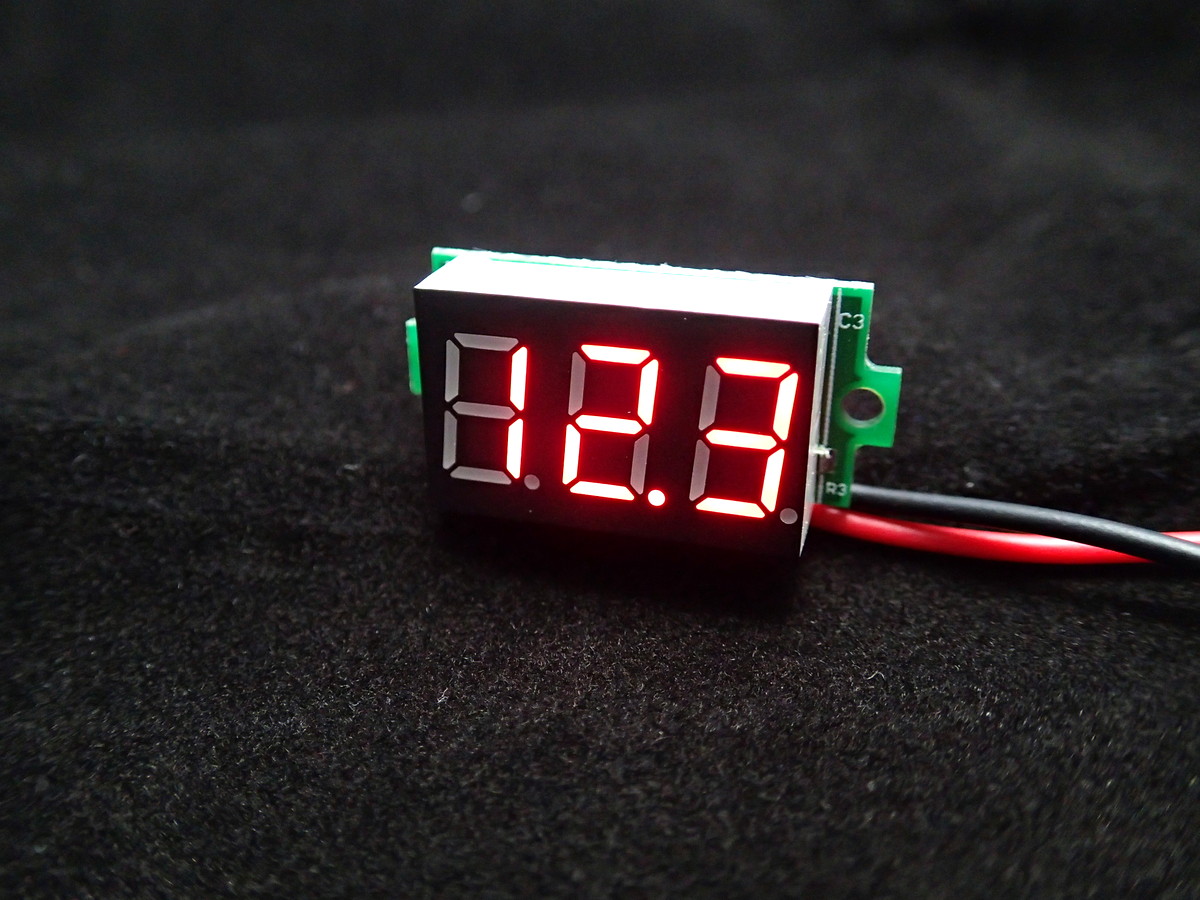 DC Digital Volt Meter 3.2-30V Two-Wire