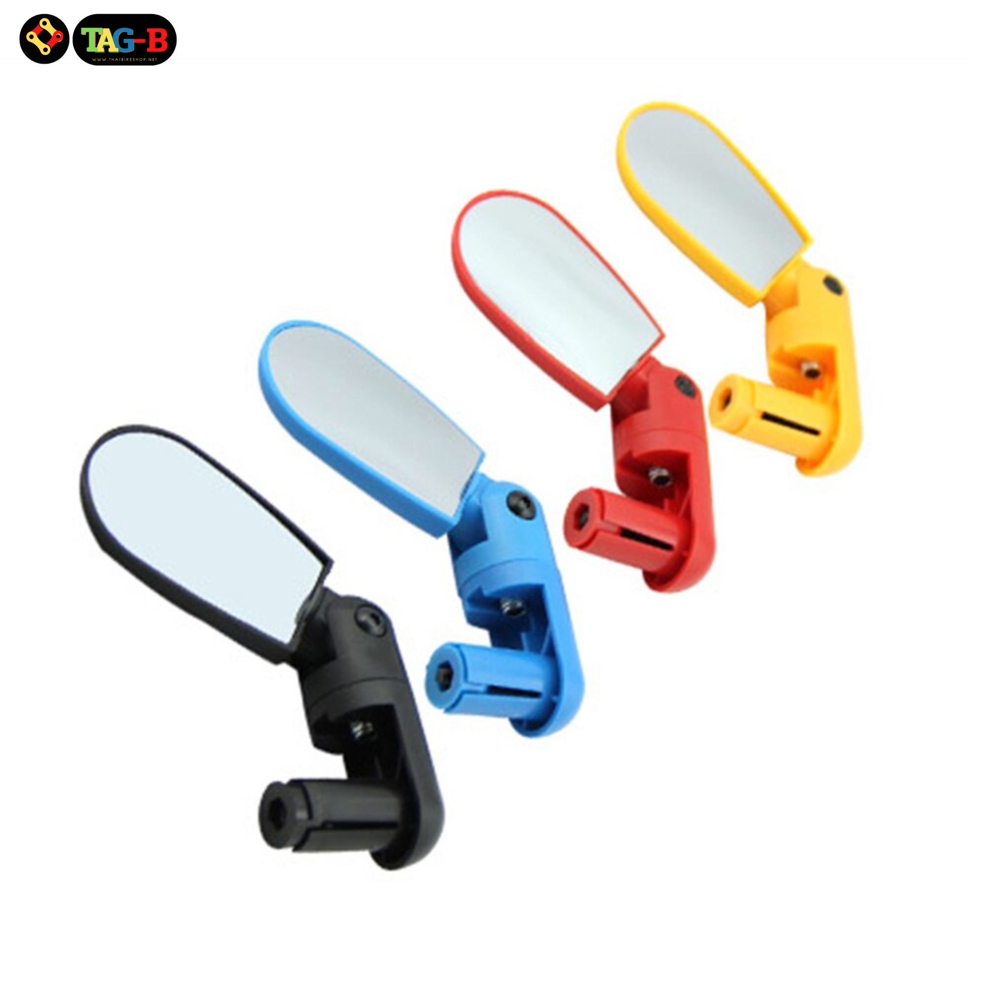 กระจกมองหลัง TB69 ติดจักรยาน กระจกจักรยาน ติดได้ทั้งซ้ายและขวา