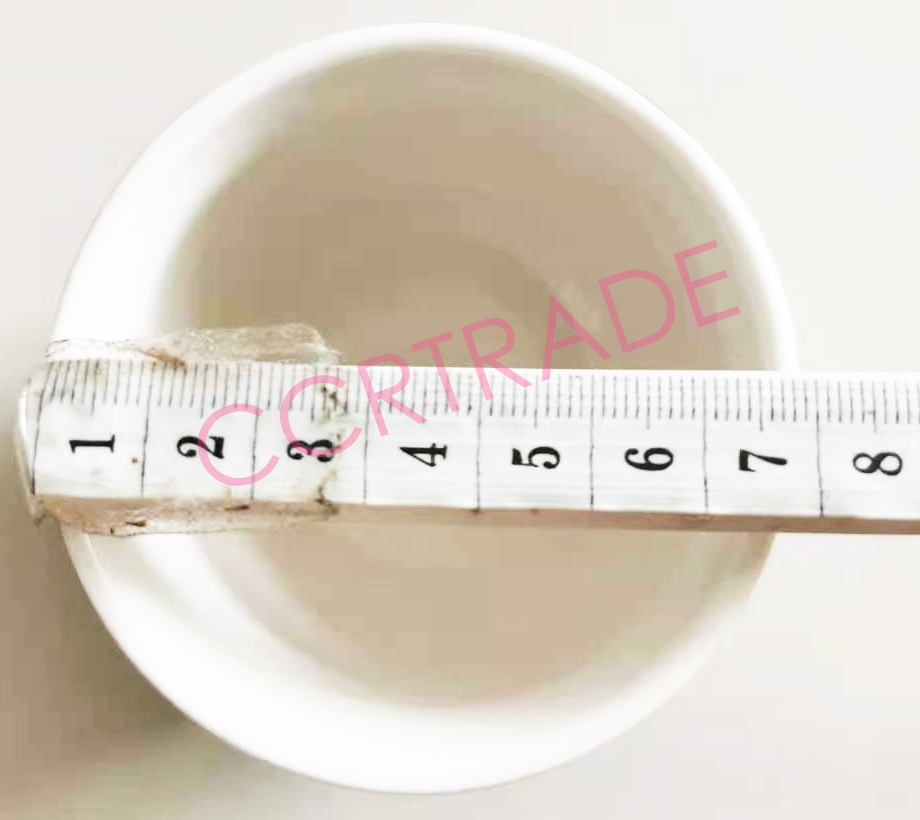 แก้วกระเบื้องทรงสูง มีหู Coffee 7.5x8 ซม.(งานหนา)