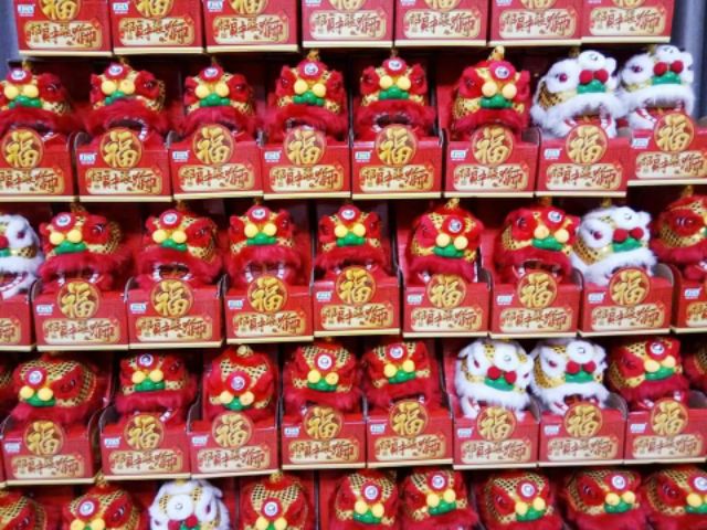 สิงโตตรุษจีน สิงโตอั่งเปา สิงโตร้องเพลง เด็กเชิดสิงโต เต้น พร้อมส่ง