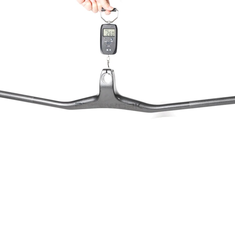 แฮนด์จักรยานเสือภูเขา คาร์บอน แบบอินทริเกตุ RACEWORK mountain bike carbon fiber