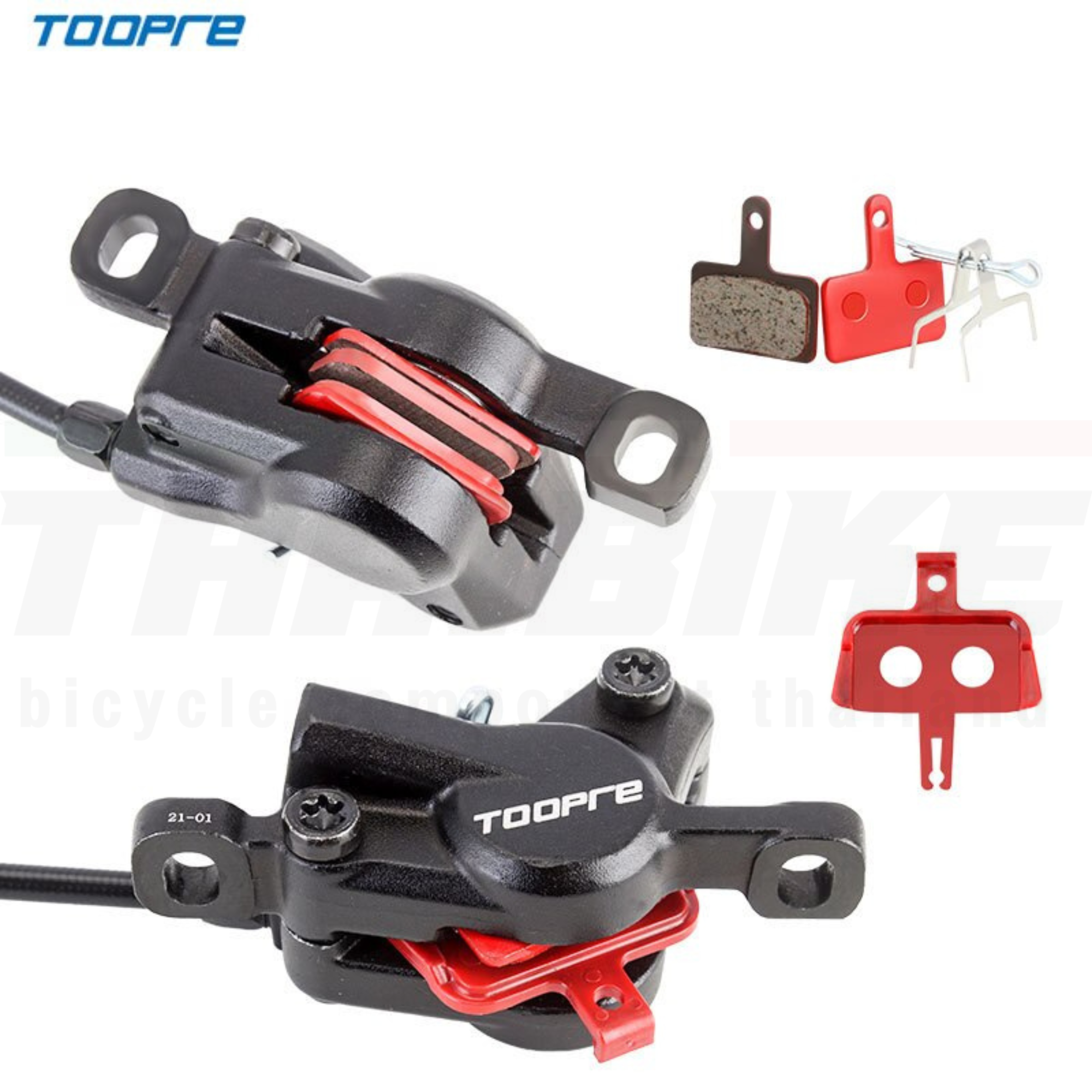 ชุดดิสเบรคน้ำมันจักรยานเสือภูเขา TOOPRE Hydraulic Brakes for Bikes MTB