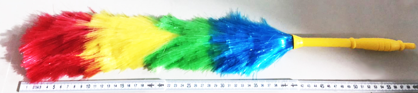 ไม้ปัดฝุ่น ลายรุ้ง 61 ซม. (ขนหนา)