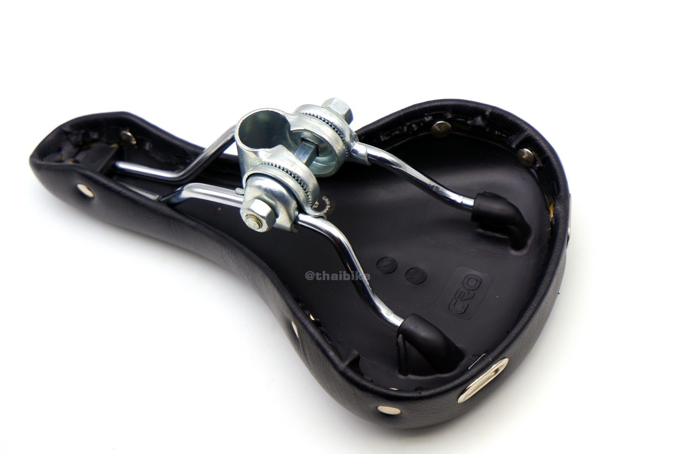 อานจักรยานหนังเทียม THAIBIKE ทรงวินเทจ หนัง PU มีที่ห้อยกระเป๋า