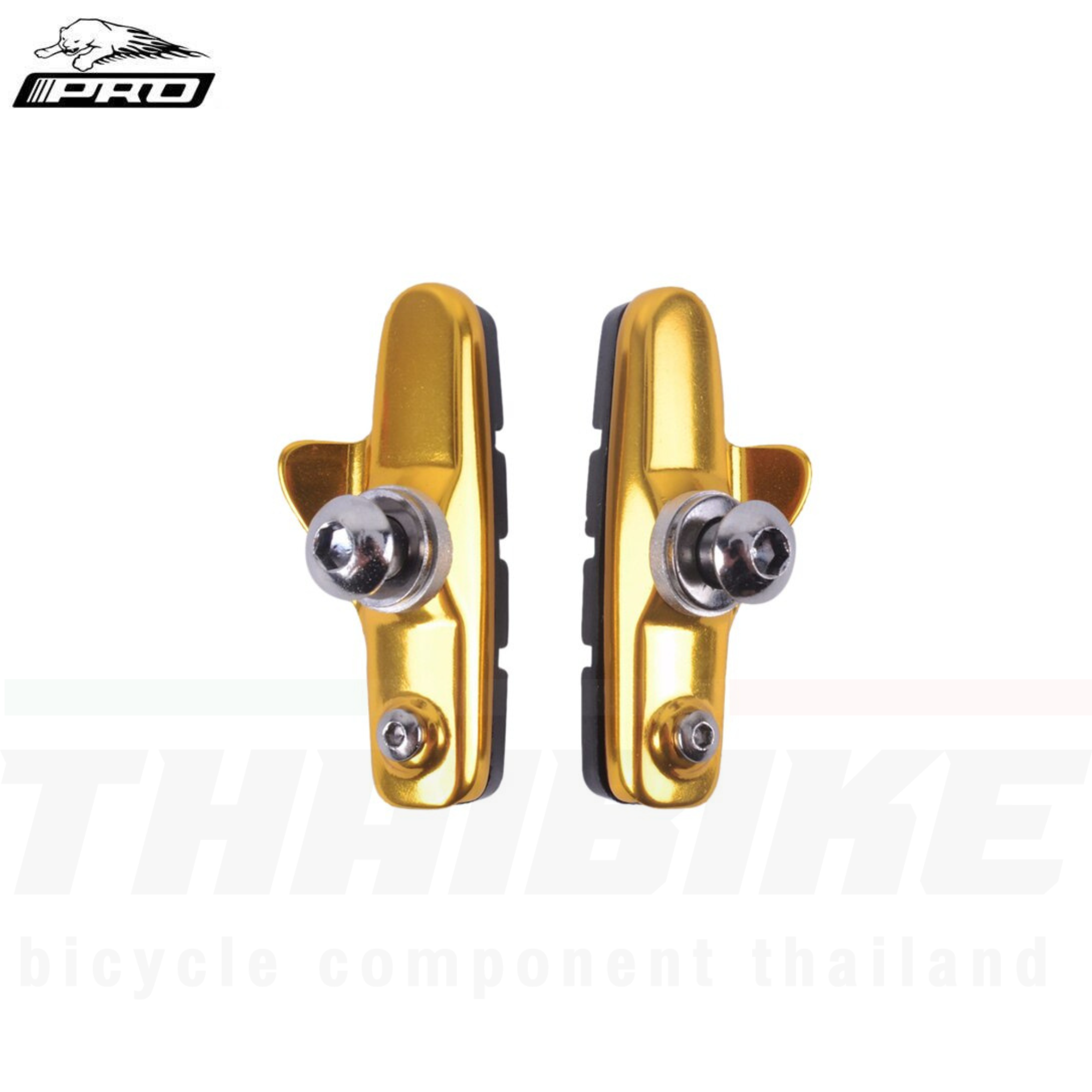 ฝักเบรคพร้อมยางเบรคจักรยานเสือหมอบ ยี่ห้อ PRO ยางเบรคจักรยานเสือหมอบ