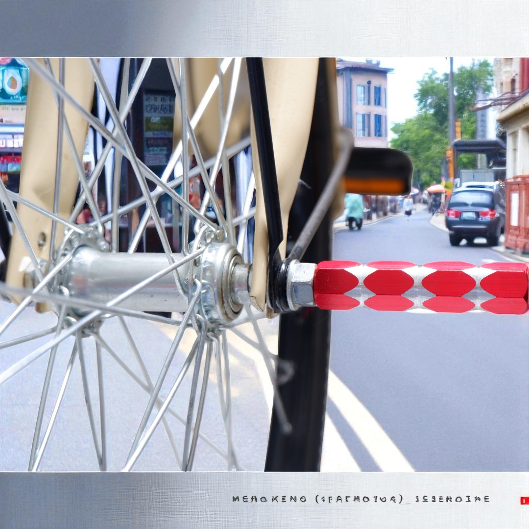 ที่วางเท้าจักรยาน อลูมิเนียม 1 คู่ ใช้กับจักรยานทั่วไป เกลียว 3/8", ใช้ได้หน้า/หลัง, กันลื่น แข็งแรง ปลอดภัย