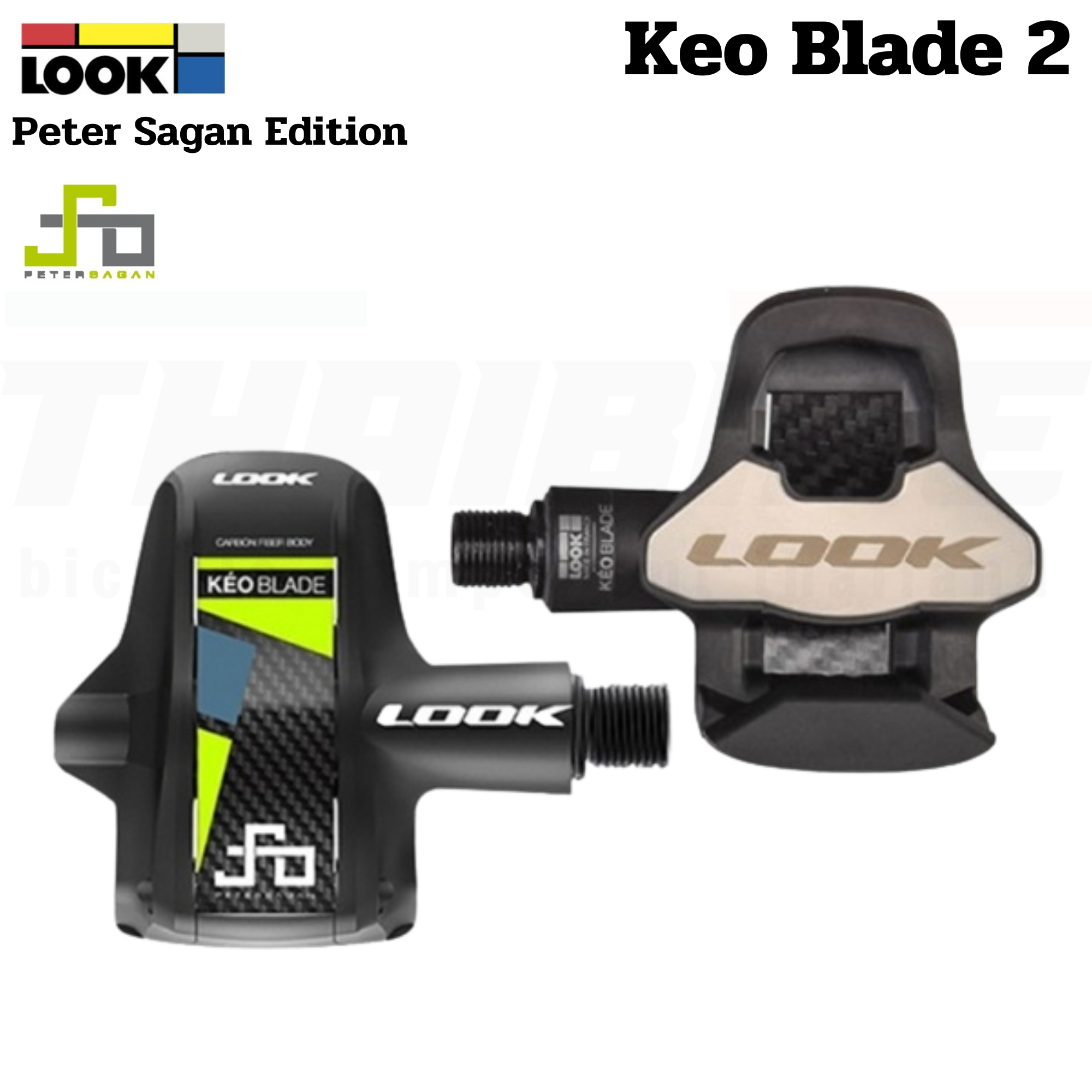 บันไดจักรยานเสือหมอบ คาร์บอน LOOK KÉO BLADE 2 CR12 CONTADOR Peter Sagan Edition