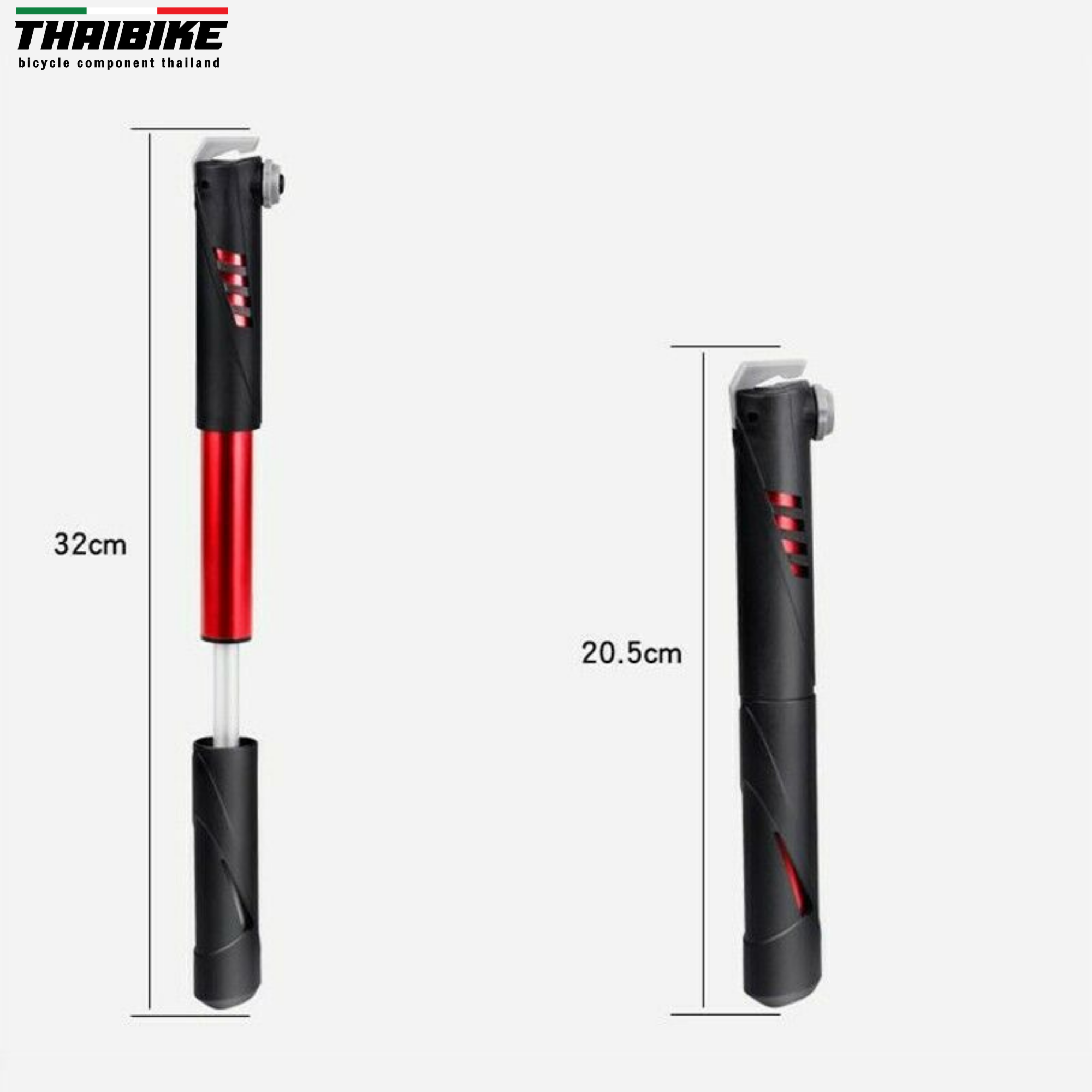 สูบจักรยานแบบพกพา BM-2326 Mini Pump 2326