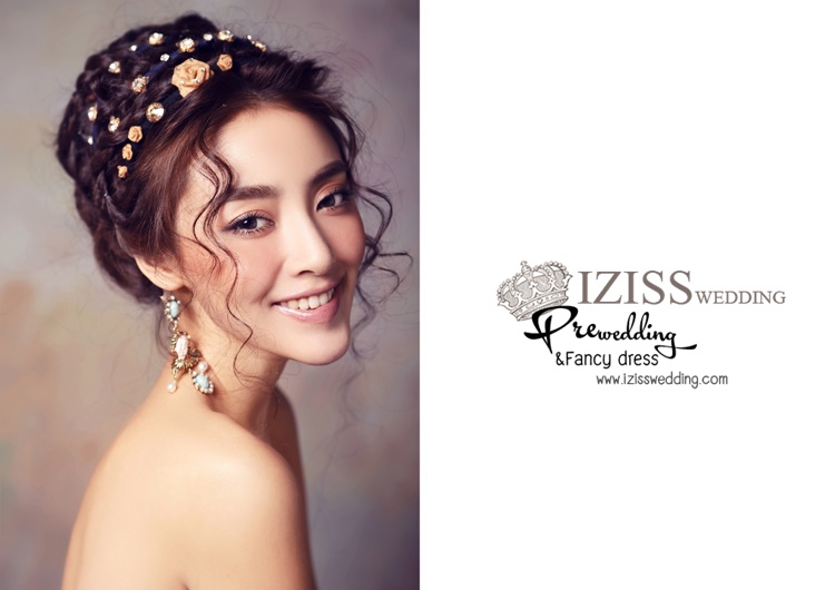 PW286 **พรีออเดอร์สีชมพูนู้ด** ชุดคู่ถ่ายพรีเวดดิ้ง (prewedding dress) & ชุดแต่งงานแฟนซี (Fancy wedding dress)ชายหญิง "ธีมสีชมพู"