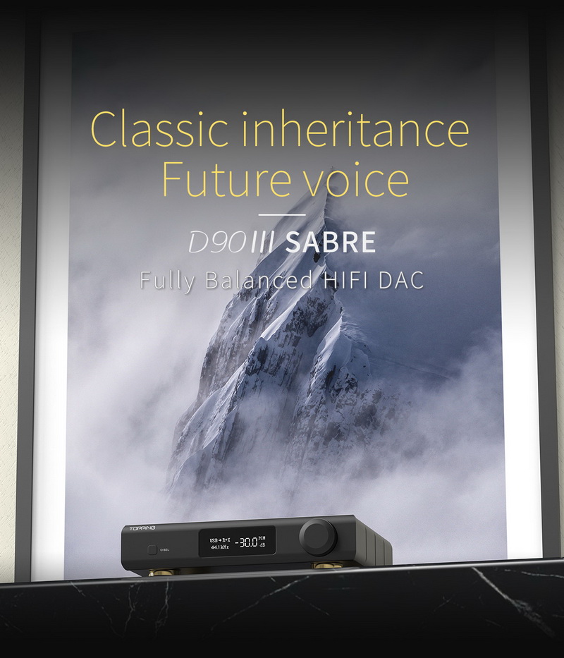 Topping D90iii Fully Balanced DAC รองรับ Dual Hi-Res, BT5.1, รีโมท, ฟังก์ชั่นปรีแอม, MQA ประกันศูนย์ไทย