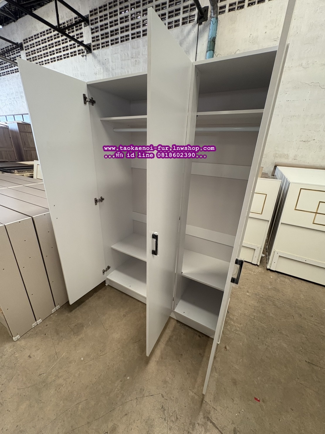 WR-120NAA ตู้เสื้อผ้า 120 ซม.