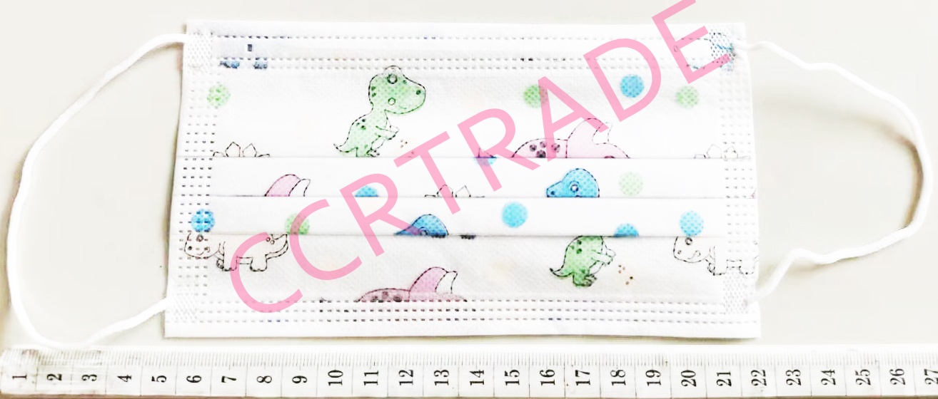 หน้ากากอนามัยการ์ตูน 12 ชิ้นถุง 22 ซม.