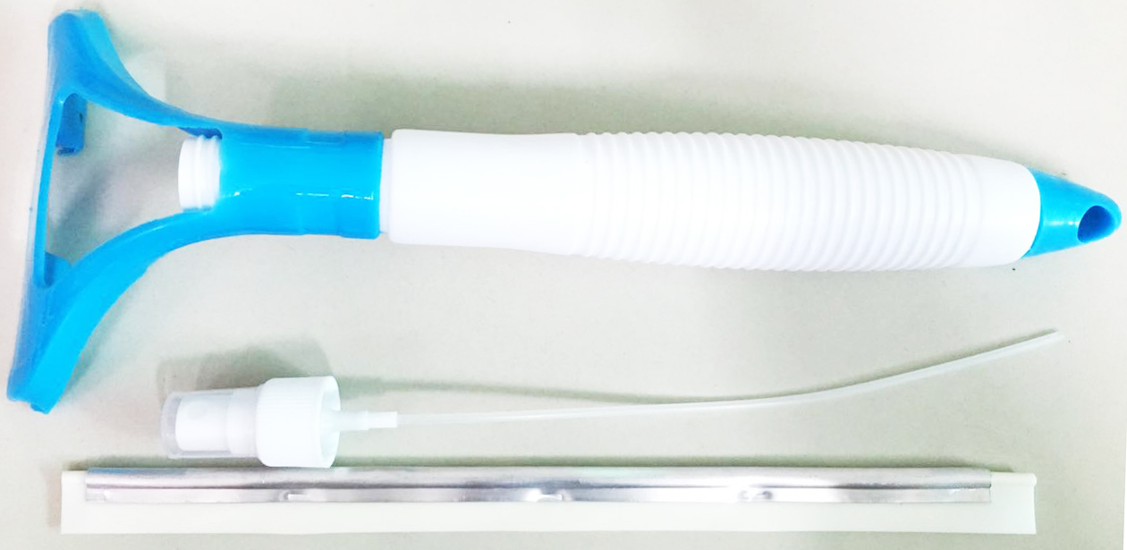 ไม้เช็ดกระจก+หัวฉีดสเปรย์ 30 ซม.