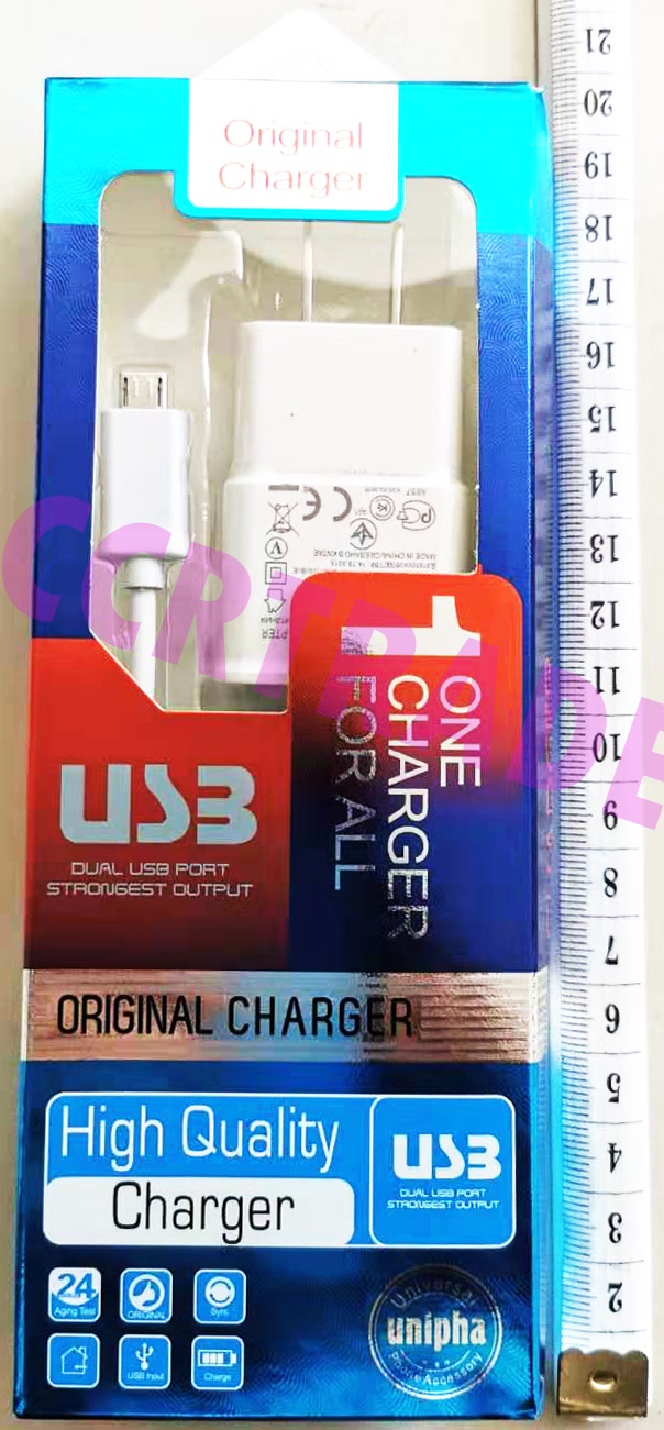 สายชาร์ทซัมซุง 1 ม.+หัวชาร์ทกล่องสะท้อน 20 ซม.