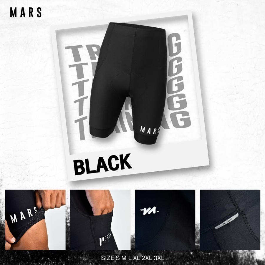 Mars Training กางเกงปั่นจักรยานขาสั้น ระบายเหงื่อ แห้งเร็ว ยืดหยุ่นสูง แผ่นเป้า NIMBUS PRO 120