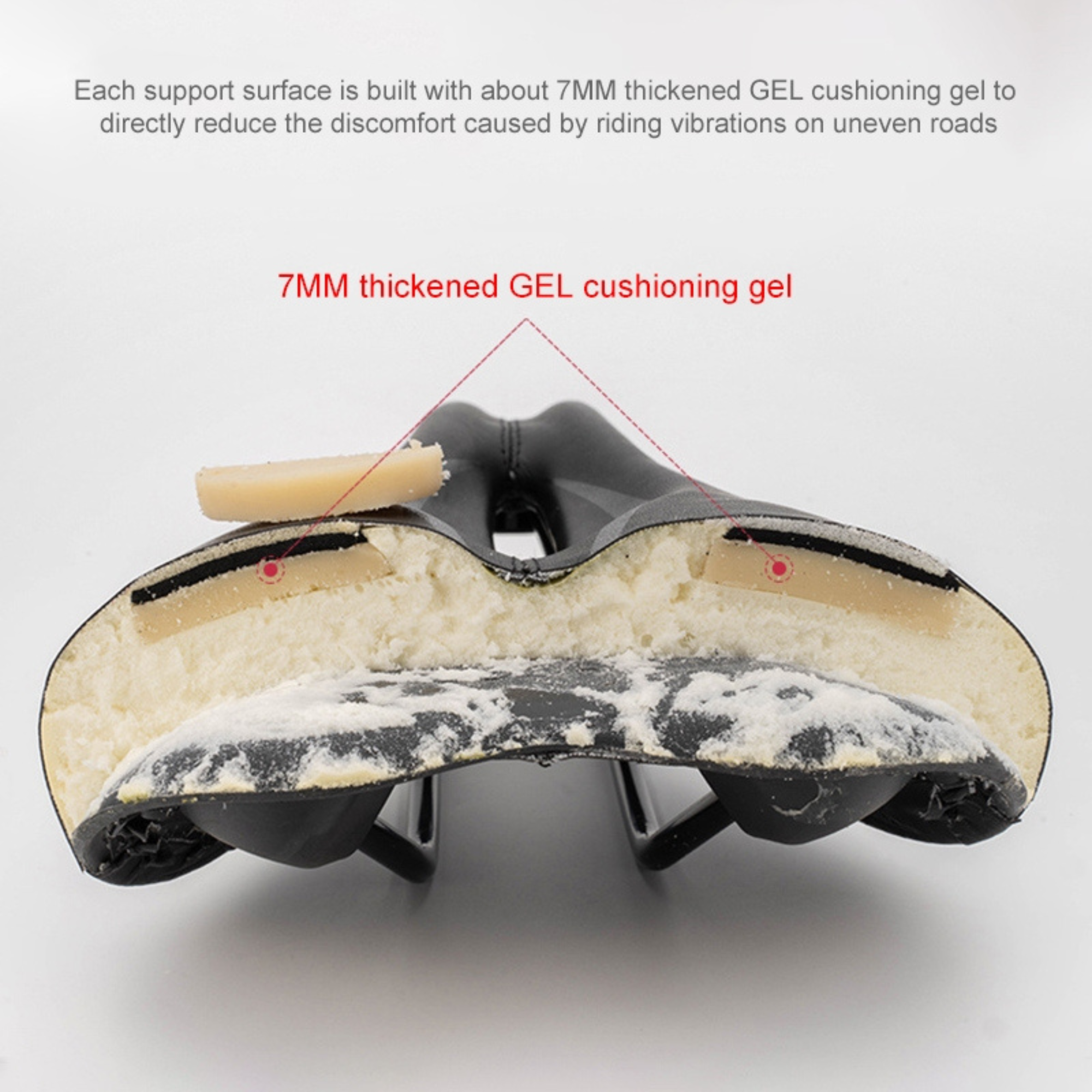 อานเจลจักรยานเสือหมอบ เสือภูเขา PROMEND SD-567 FOAM นุ่มไม่เจ็บ