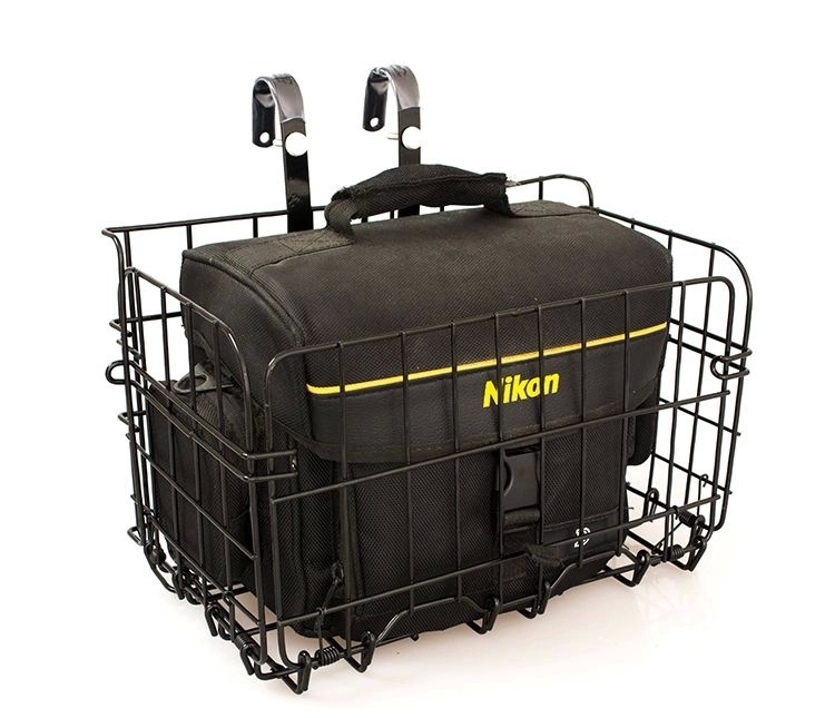 ตะแกรงหน้าอลูมิเนียมแบบพับ ติดข้างได้ ตะแกรงจักรยาน