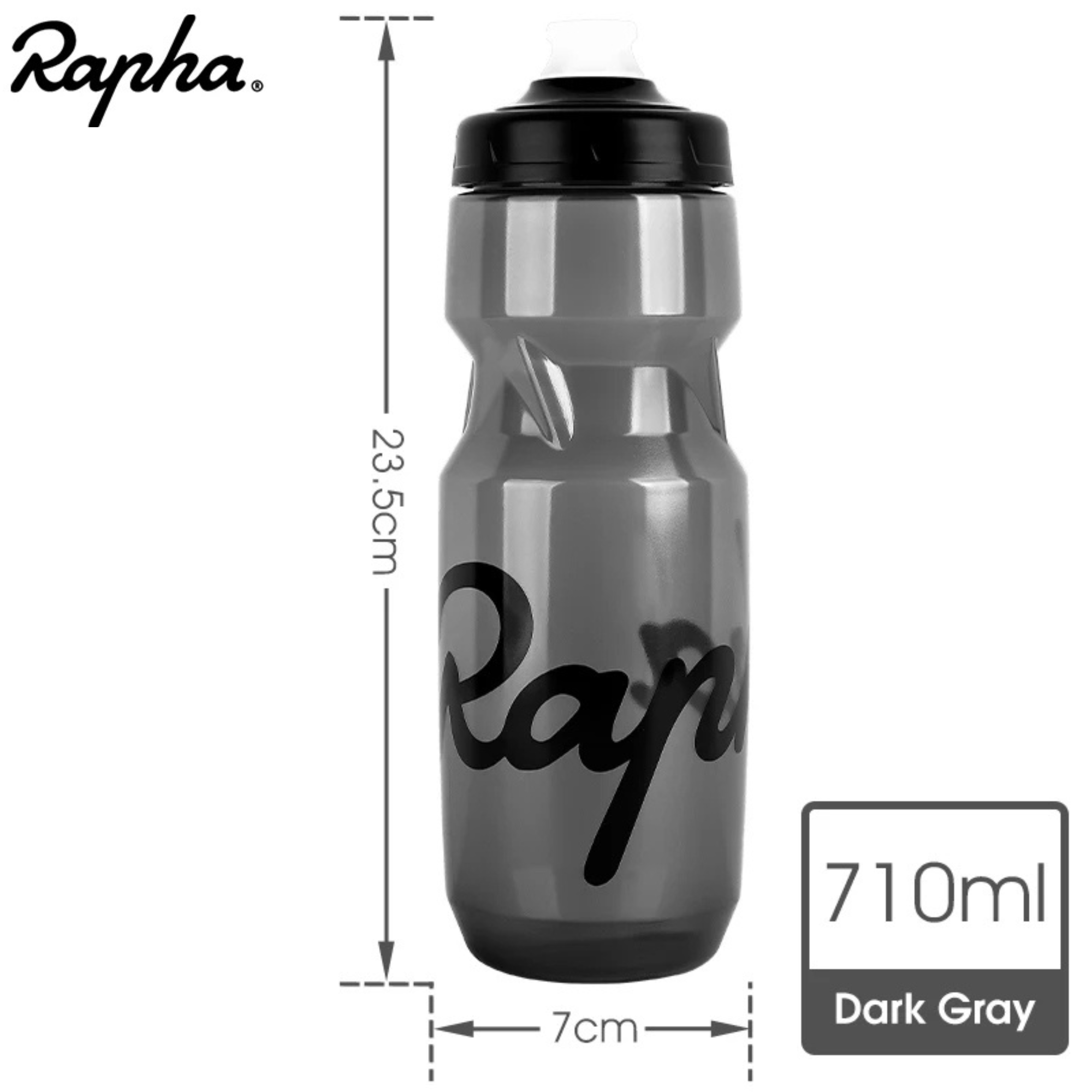 ฝาขวดน้ำพุ่ง NEW !!ขวดน้ำจักรยาน RAPHA ของแท้ พลาสติกนุ่ม ขนาด 610/710ml