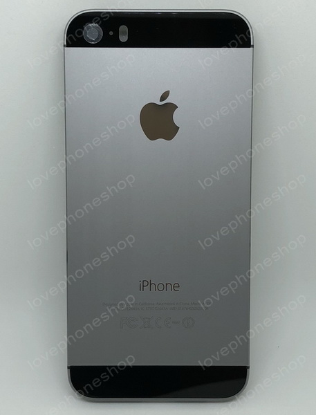 ชุดฝาหลัง (back housing) iPhone 5S สีเทาดำ (ส่งฟรี)