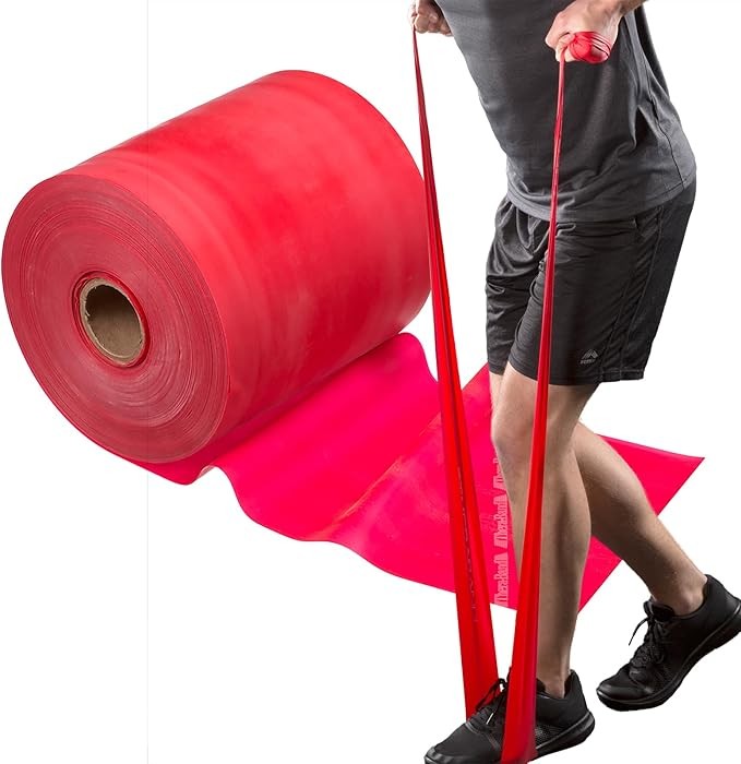 แผ่นยางยืดออกกำลังกายTheraBand ขนาด 45.5 เมตร (50 หลา) USA