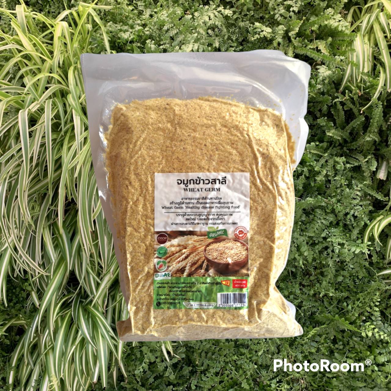 จมูกข้าวสาลีอบบ้านไทยทิพย์ (Wheat Germ) บรรจุ 400 กรัม