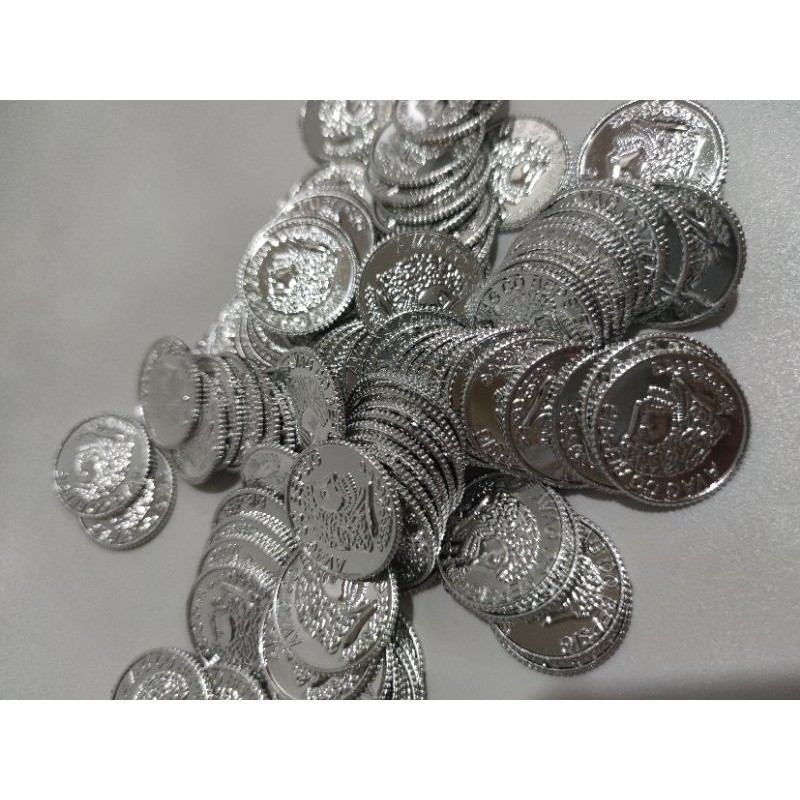 เหรียญทอง💰เงิน เหรียญโจรสลัด ขุมทรัพย์ กล่องสมบัติ เหรียญของเล่น พร้อมส่งจากไทย