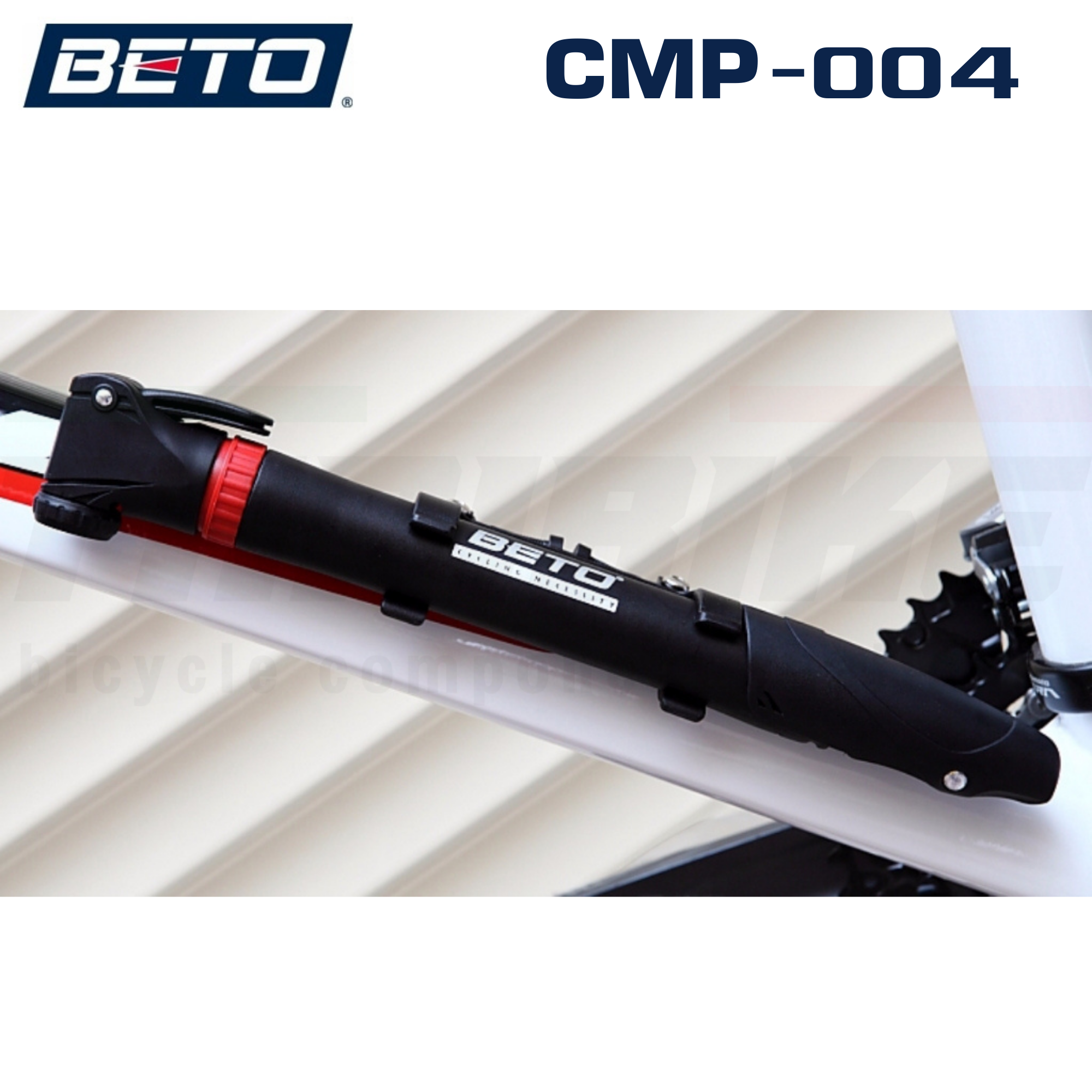 สูบจักรยานแบบพกพางานไต้หวัน Beto CMP-004 100PSI