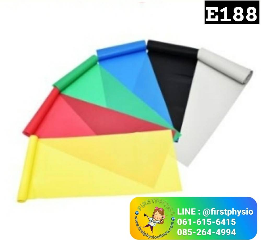 ยางยืดออกกำลังกาย ยางยืด Elastic ยางยืดพิชิตโรค ยางยืดแบน แถบยางยืดเหยียดกล้ามเนื้อ