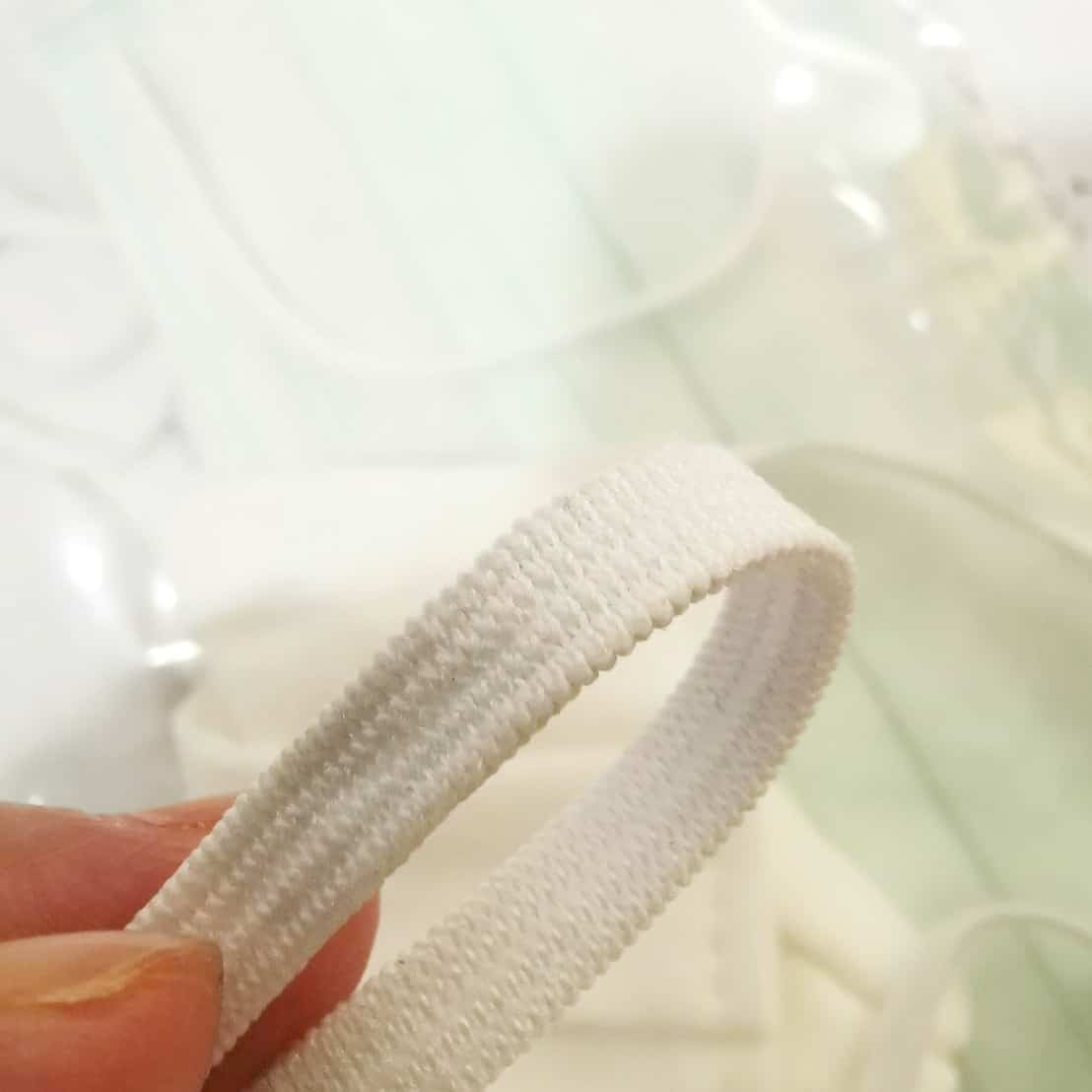 เชือกยืดแบน ลายถัก หนา 5 มม.