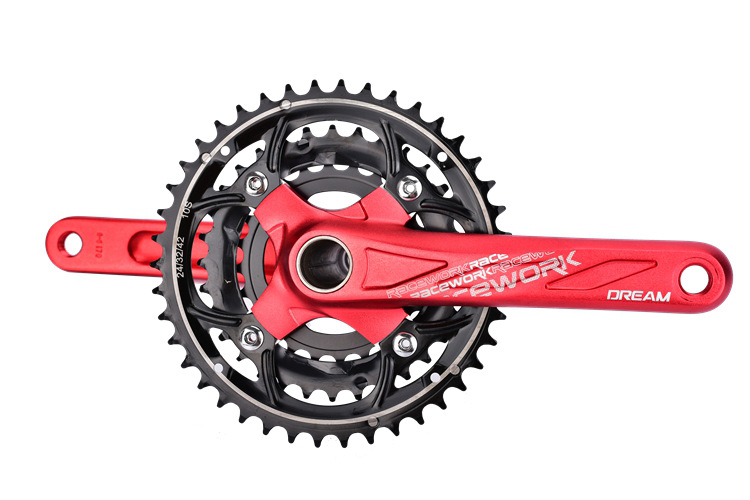 ชุดขาจาน RACEWORK พร้อมกะโหลก 24-32-42T ชุดจานจักรยานเสือภูเขา