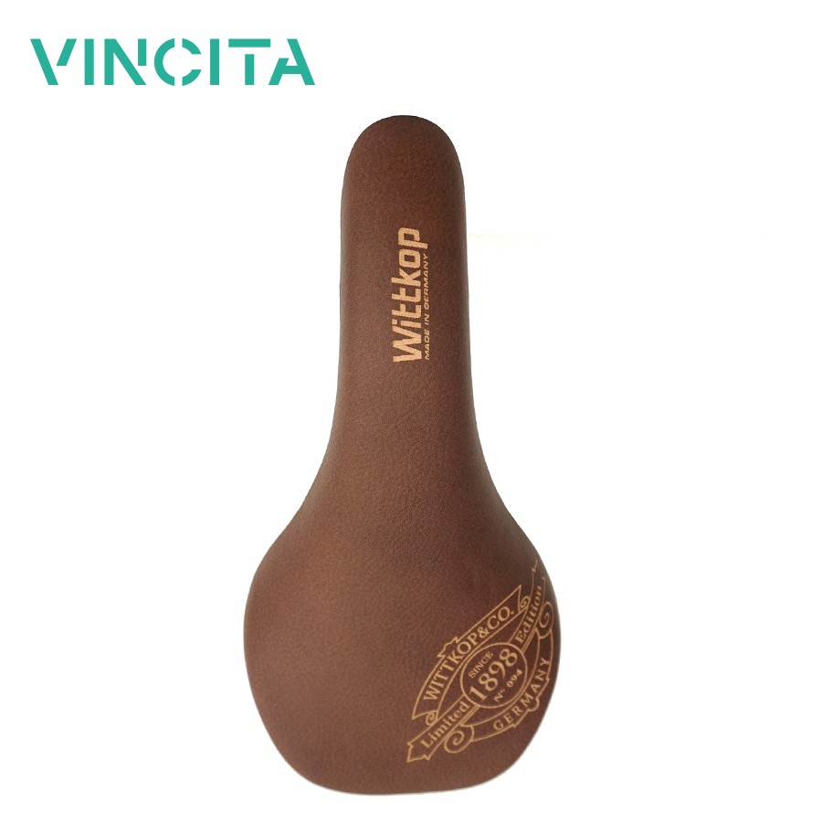 VINCITA : S094 เบาะหนังทรงสปอร์ต WITTKOP VELODROME - SPORT LEATHER SADDLE WITTKOP VELODROME