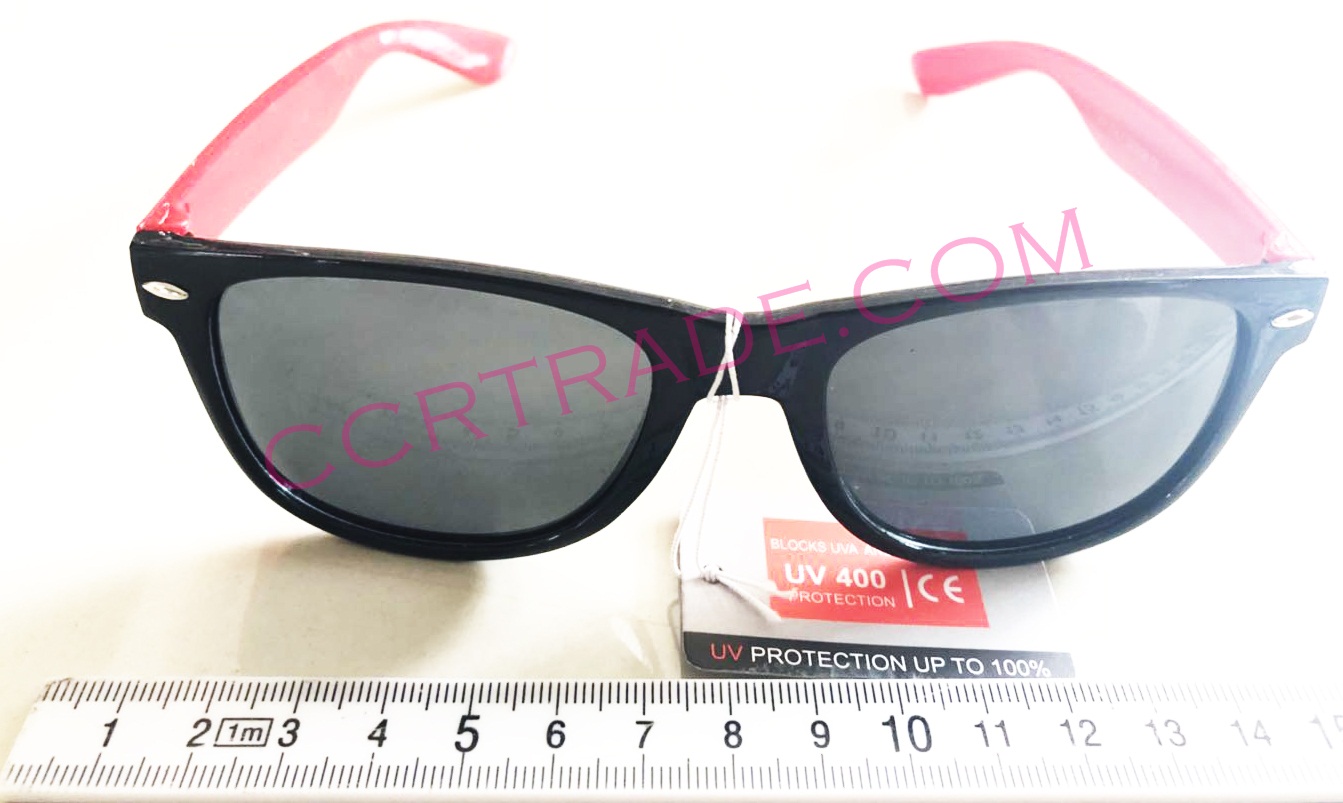 แว่นกันแดดทรง Rayban ขาสี กัน UV 100% (Free size)