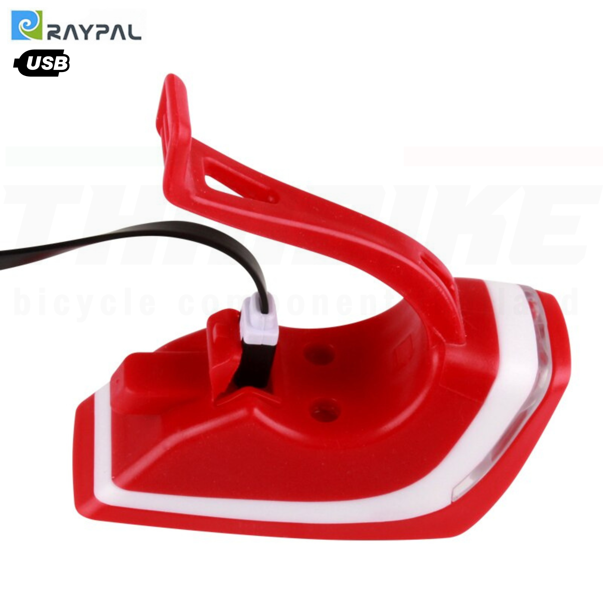 ไฟหน้าจักรยานชาร์จ USB RAYPAL RPL-2272 200 ลูเมนส์