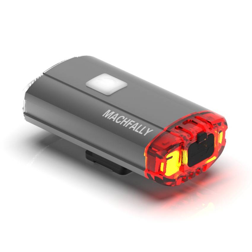 ไฟติดหมวก พร้อมไฟท้ายในตัว MACHFALLY/SUPER D