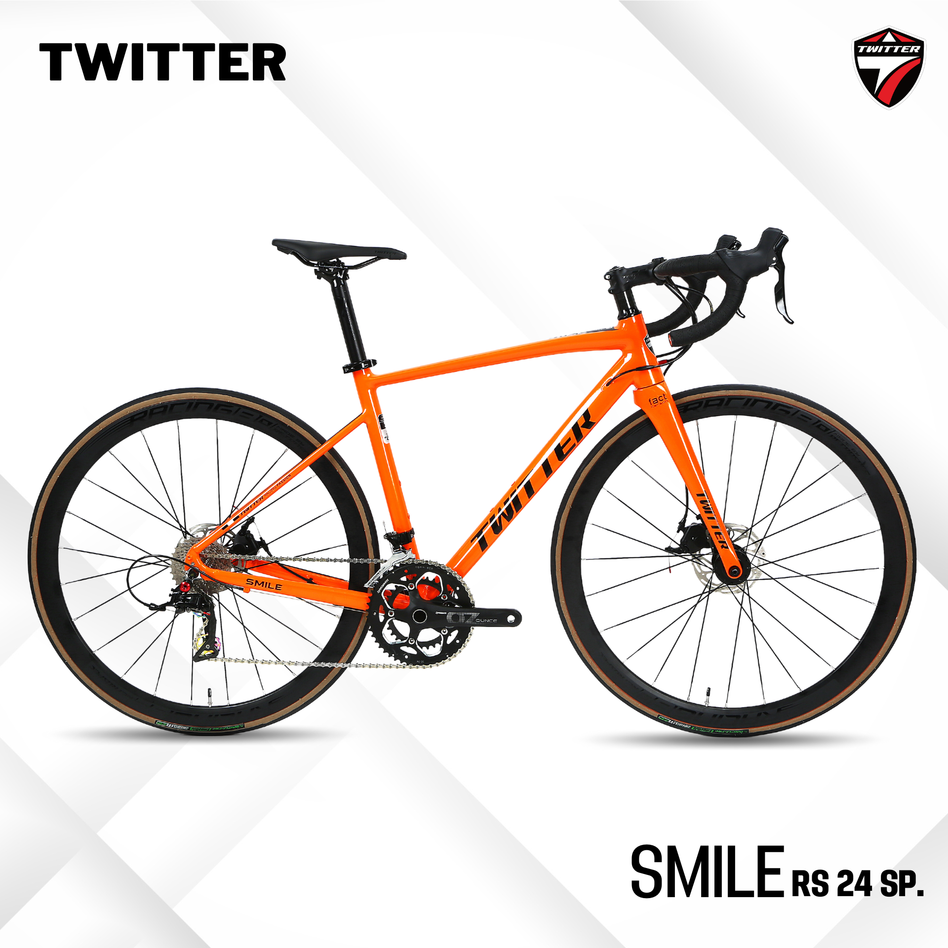จักรยานเสือหมอบ อลูเบา TWITER รุ่น SMILE SHIMANO CLARIS(2023)/RS24SPD