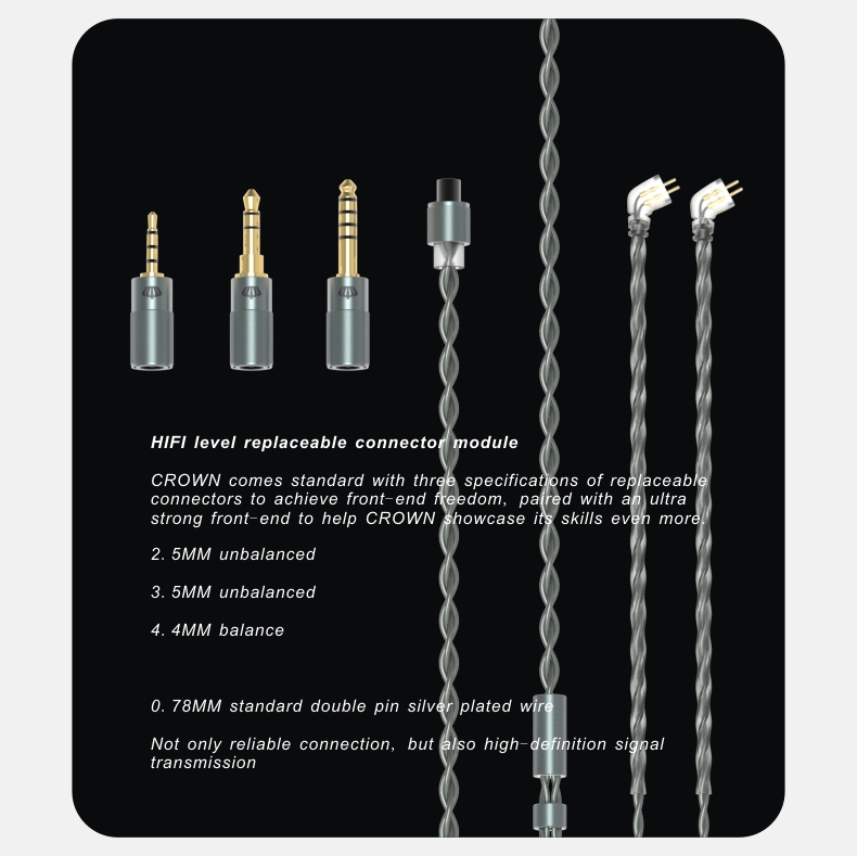 ขาย SuperTFZ Crown หูฟังซีรีส์ Crown สุดพิเศษ IEMs ระดับเรือธง ปรับแต่งโทนเสียงได้ ประกันศูนย์ไทย