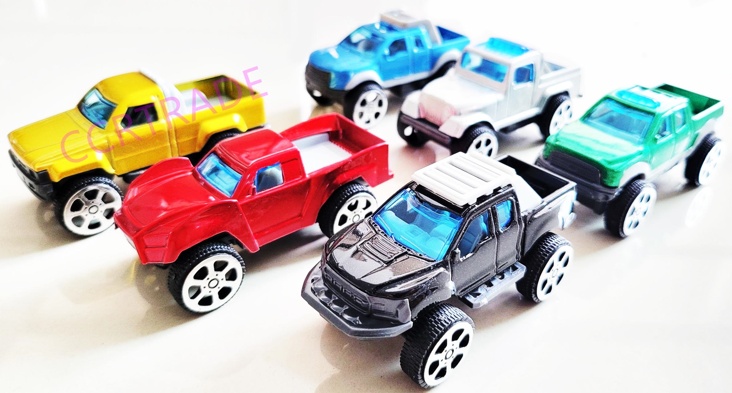 รถเหล็กอ๊อฟโร๊ดสีสดถาด 29 ซม.(งานห้าง)