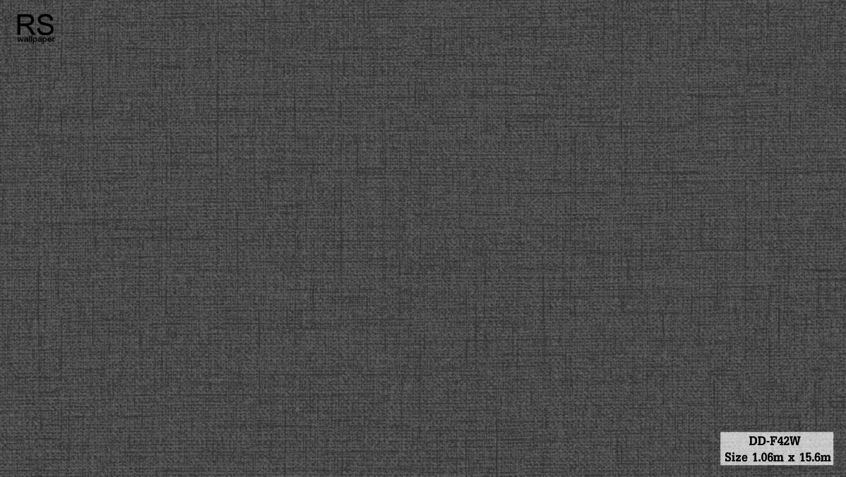 วอลเปเปอร์ลายผ้าลินิน สีดำเทา DD-F42W