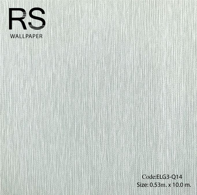 วอลเปเปอร์เทกเจอร์ลายกระสอบพื้นสีเทาอ่อนอมสีฟ้า ELG3-Q14